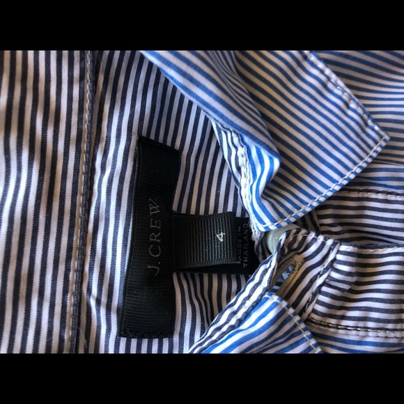 J.Crew pi strip button down popover - Picture 3 of 3
